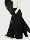 Women's Wild Motion Reflective Cargo Pockets Extra Baggy Snow Pants