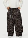 Men's Wild Motion Reflective Cargo Pockets Extra Baggy Snow Pants