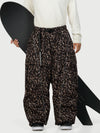 Men's Wild Motion Reflective Cargo Pockets Extra Baggy Snow Pants