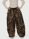 Women's Wild Motion Reflective Cargo Pockets Extra Baggy Snow Pants
