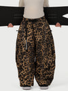 Women's Wild Motion Reflective Cargo Pockets Extra Baggy Snow Pants