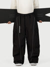 Men's Wild Motion Reflective Cargo Pockets Extra Baggy Snow Pants