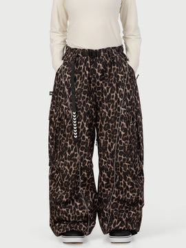 Women's Wild Motion Extra Baggy Snow Pants Reflective Cargo Pocket Ski & Snowboard Pants