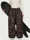 Women's Wild Motion Reflective Cargo Pockets Extra Baggy Snow Pants