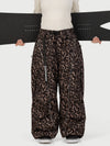 Women's Wild Motion Reflective Cargo Pockets Extra Baggy Snow Pants
