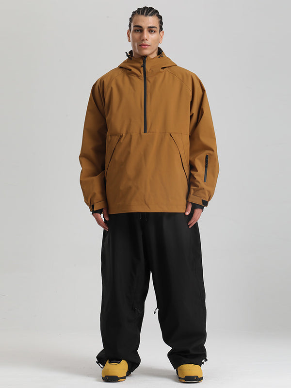 Men's Gsou Snow Durable Urban Vibe Pullover Anorak Snowboard Suits