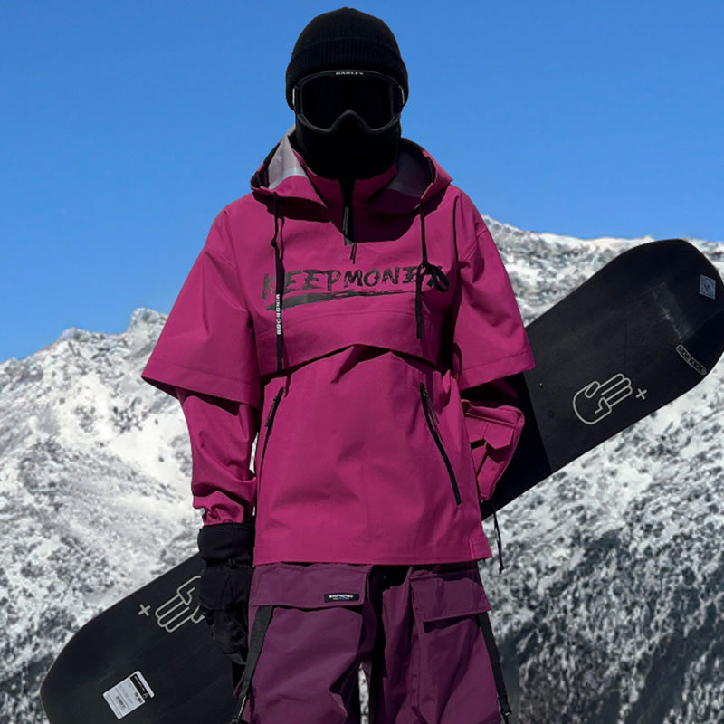 affordable snowboarding gear Women's Keep Money Mountain Chill Baggy Snowboard Jacket