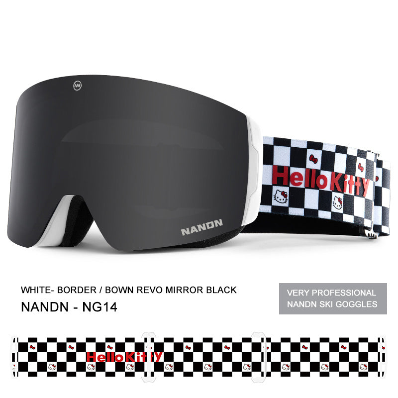 raven mx goggles Nandn Unisex Animal Friendly Iconic Snow Goggles