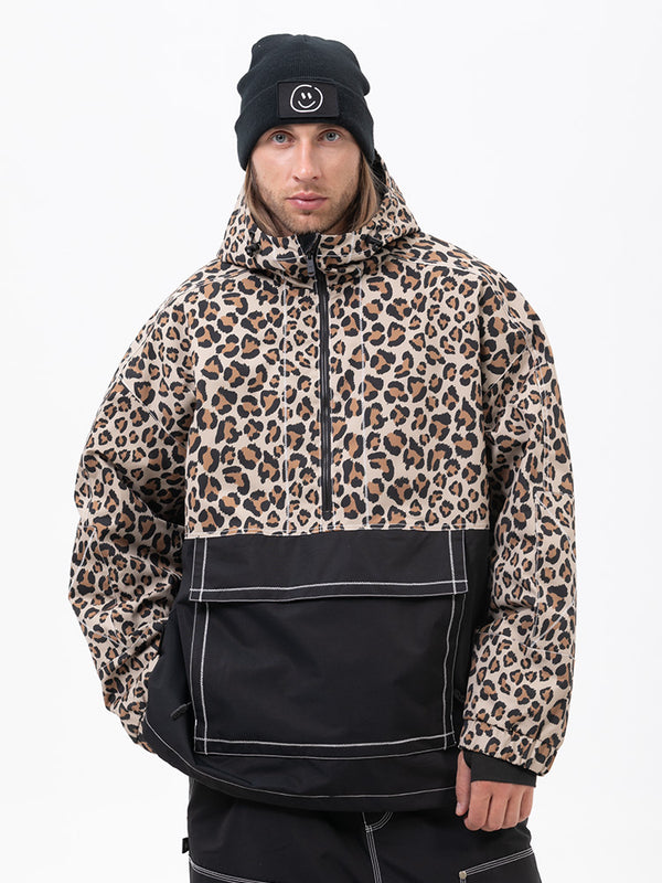 Men's All Season Mountain Vibe Streetstorm Pullover Camo Snowboard Jacket