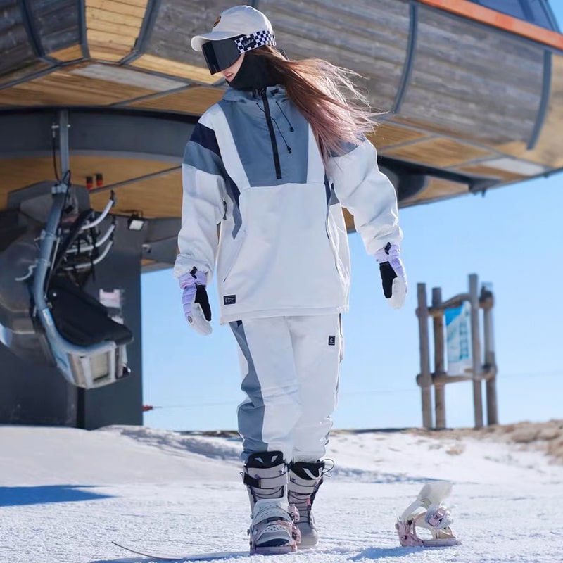  -30 Colors Matching Woman Snow Wear 10K Waterproof Ski