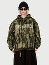 Women's Snow Addict Reflective Graphic Baggy Freestyle Pullover Snow Hoodie