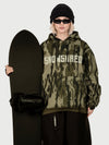 Women's Snow Addict Reflective Graphic Baggy Freestyle Pullover Snow Hoodie