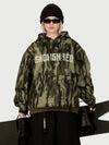 Women's Snow Addict Reflective Graphic Baggy Freestyle Pullover Snow Hoodie
