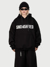 Women's Snow Addict Reflective Graphic Baggy Freestyle Pullover Snow Hoodie