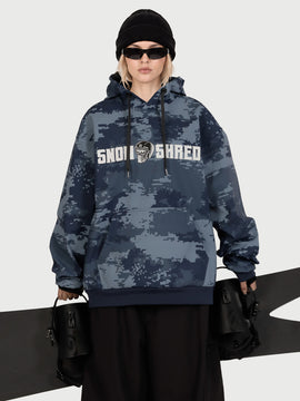 Women's Hyper Beast Reflective Graphic Snow Hoodie – Crew Edition