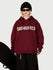 Women's Snow Addict Reflective Graphic Baggy Freestyle Pullover Snow Hoodie