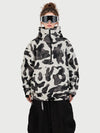 Anorque Snow Park Rider de Mulher Freestyle Softshell Meio-Fecho com Capuz e Bolso Canguru