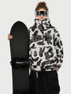Anorque Snow Park Rider de Mulher Freestyle Softshell Meio-Fecho com Capuz e Bolso Canguru