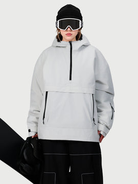 Women's All Terrain Freestyle Half Zip Pullover Anorak Snow Jacket – Crew Edition