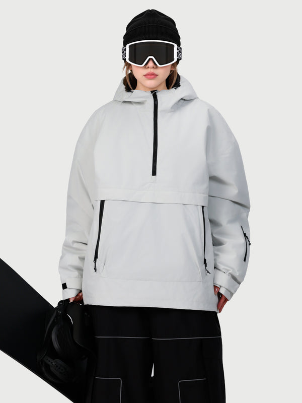 Women's All Terrain Freestyle Half Zip Pullover Anorak Snow Jacket – Crew Edition