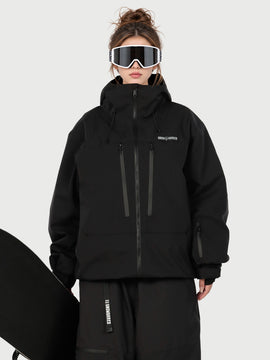 Hyper Beast duurzame, veelzijdige reflecterende baggy sneeuwjas voor dames