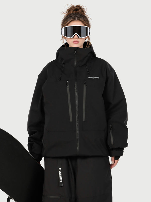 Hyper Beast duurzame, veelzijdige reflecterende baggy sneeuwjas voor dames