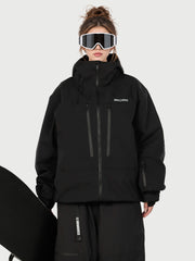Hyper Beast duurzame, veelzijdige reflecterende baggy sneeuwjas voor dames