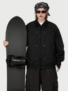 Giacca da neve lifestyle da lavoro urban steeze da donna con pannelli rinforzati con rivetti