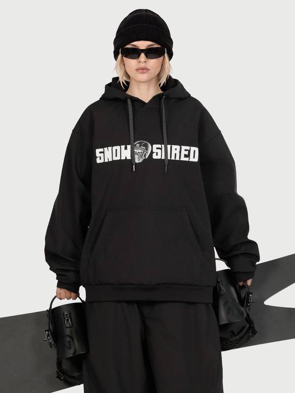 Women's Hyper Beast Reflective Graphic Snow Hoodie – Crew Edition