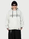 Women's Snow Addict Reflective Graphic Baggy Freestyle Pullover Snow Hoodie