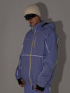 Women's Air Pose Neon Reflective Stripe Snow Jacket