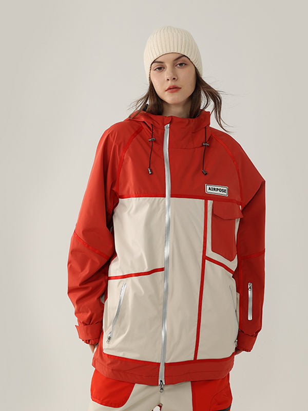 Women's Air Pose Retro Block Cargo Snow Jacket