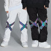 Men's Unisex Arctic Queen Glimmer Neon Light Cross X Snow Pants