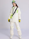 Women's Cosone Oblique Zipper Number 1 Solid Snow Suits