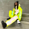 Mens Doorek Colorful Reflective Snowsuit Jacket & Pants Set
