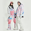 Women's Vector Winter Elves Snowboard Suits Waterproof Jacket & Pants Set