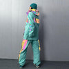 Womens Doorek Colorful Reflective Snowsuit Jacket & Pants Set