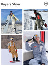 Men's Nandn Waterproof Breathable One Piece Snowboard Suits