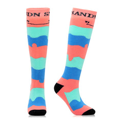 Nandn Colorful Stripe Unisex Ski & Snowboard Socks