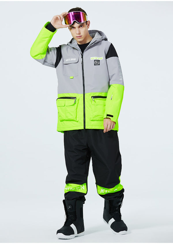 Men's Arctic Queen Winter Sport Snow Jacket & Pants Sets