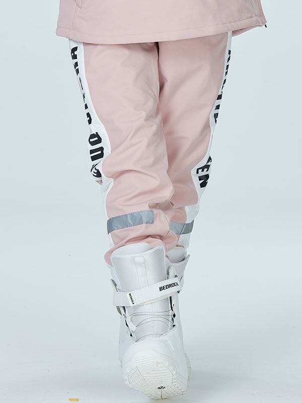Men's Air Pose Neon Light Reflective Stripe Snowboard Ski Pants |  Snowshred.official