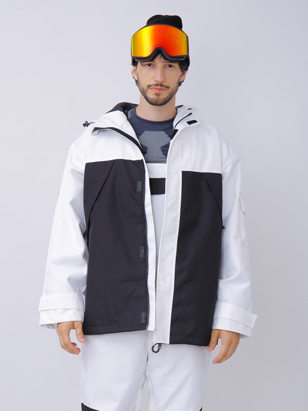 Men's Snowverb Alpine Ranger Colorblock Reflective Snowboard Jacket ...