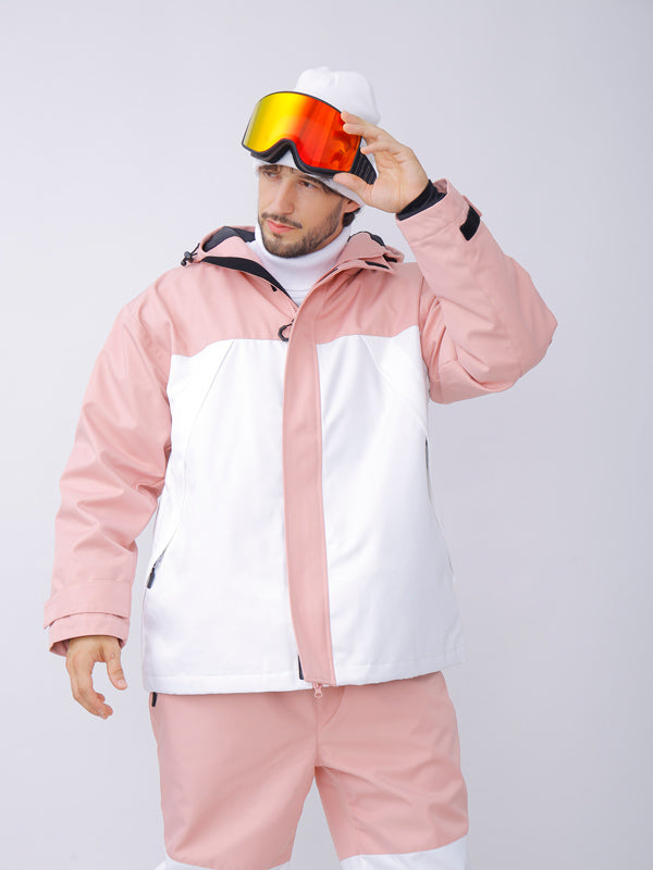 Men's Snowverb Alpine Ranger Colorblock Reflective Snowboard Jacket ...