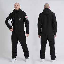 Men's SMN Slope Star Nasa Icon Ski Suits Winter Jumpsuit (U.S. Local Shipping)