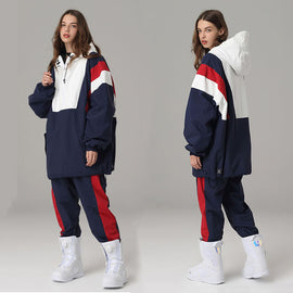 Women's Searipe Snow Addict Street Fashion Two Piece Suits