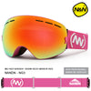 Unisex Nandn Fall Line Colorful Snow Goggles