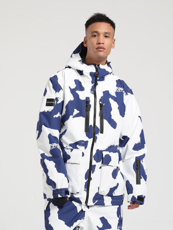 Men's Gsou Snow Winter Ranger Cargo Waterproof Snowboard Jacket | Snowverb