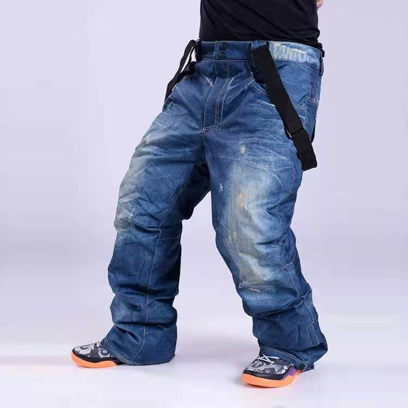 SEMIR Three-Proof Jeans Men 2021 New Waterproof Pants Protective Loose  Straight Pants Style | Lazada PH