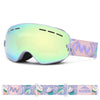 Kid's Nandn Unisex Winter Creative Colorful Strap Snow Goggles Package