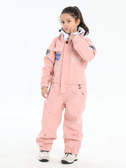 Boy & Girls Unisex Gsou Snow Nasa Space Ski Suit One Piece Snowsuits